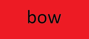 bow spelling phonics word help example